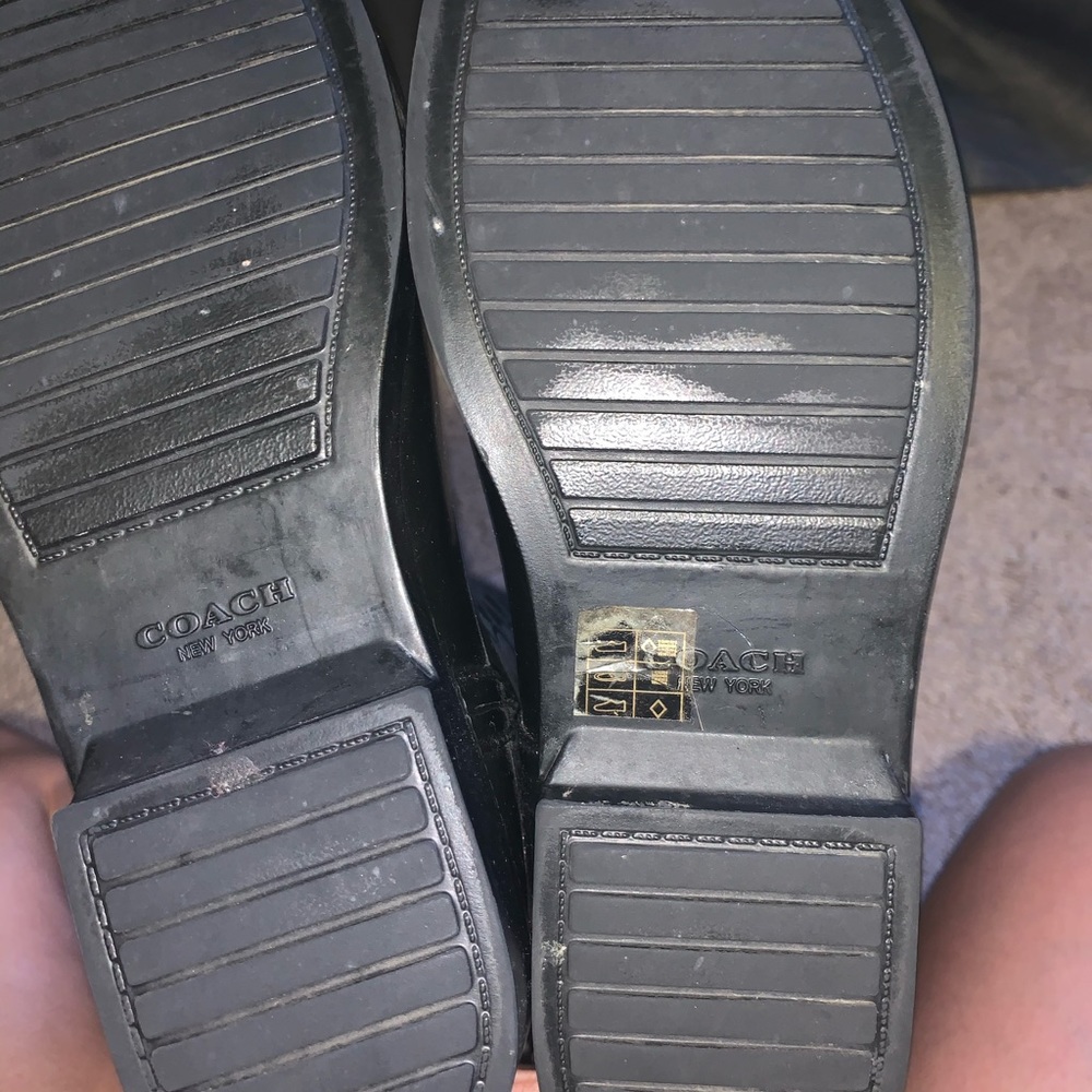 Women’s black coach rain boots - Picture 4 of 4